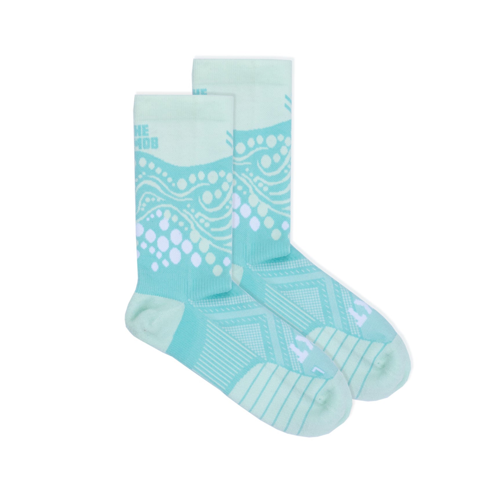 FKT Crew Length Running Socks for Men & Women - Moisture Wicking Athletic Socks for Marathon, Trail Running & Workouts - Comfortable Performance Socks for Sports & Fitness