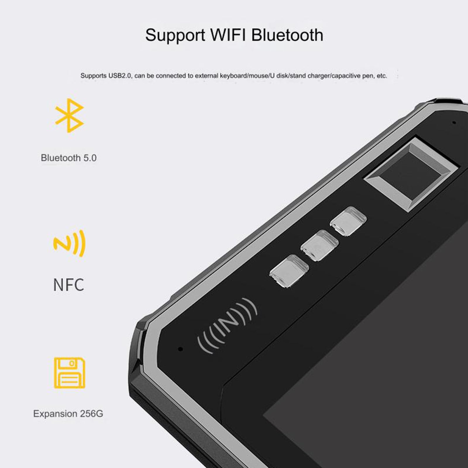 10-Inch YXH-LPMM Industrial Rugged Tablet - NFC, HD Android 7.0 (3GB+32GB), WiFi, Explosion-Proof for Hazardous Environments - Perfect for Factory Automation, Warehouse Management & Outdoor Field Work