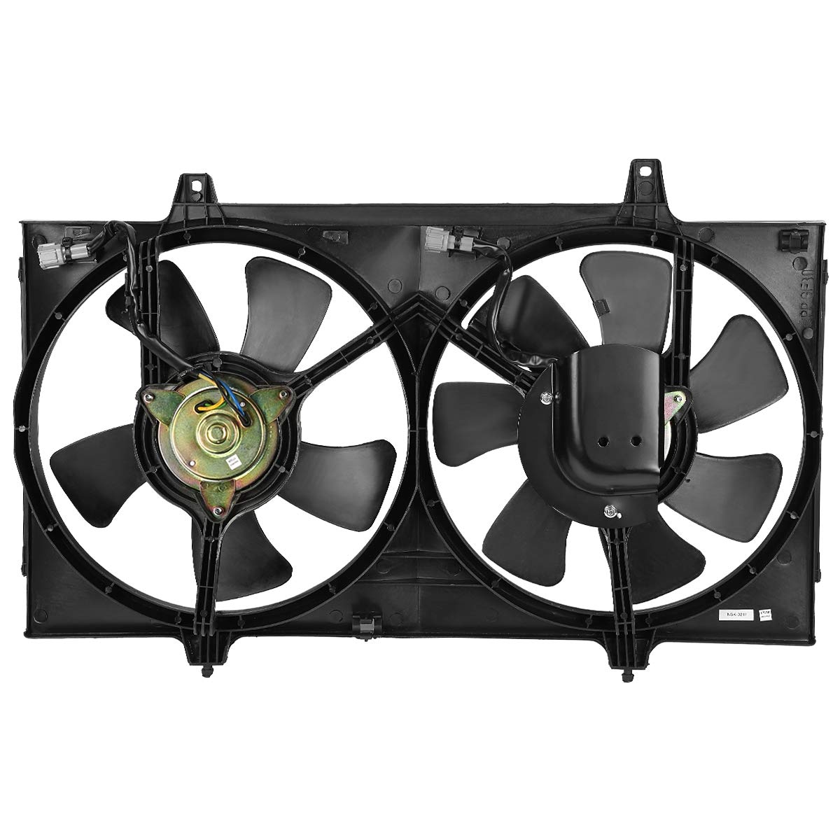 DNA MOTORING OEM-RF-0228 High Performance Radiator Cooling Fan Assembly - Direct Replacement for 1996-1999 Nissan I30 & 1995-1999 Nissan Maxima - Improved Cooling Efficiency - Perfect for Engine Overheating Prevention & Summer Driving