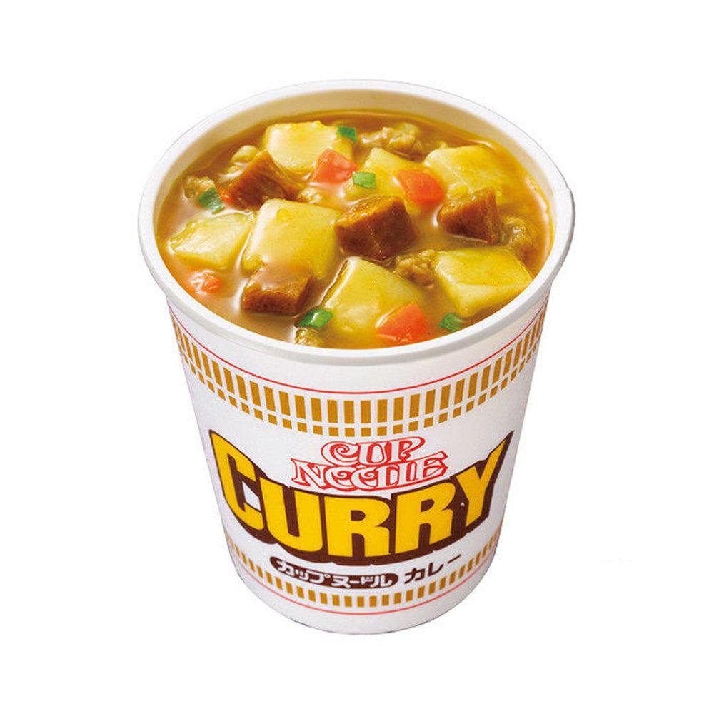 Nissin Cup Noodle Curry Flavor Instant Ramen - 6 Pack | Quick & Easy Japanese Curry Noodles for Office Lunch, College Dorm, or Late Night Snack