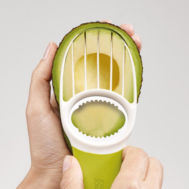 Joseph Joseph Goavocado 3-in-1 Avocado Slicer, Peeler & Pit Remover - Perfect for Guacamole, Salads & Healthy Snacks