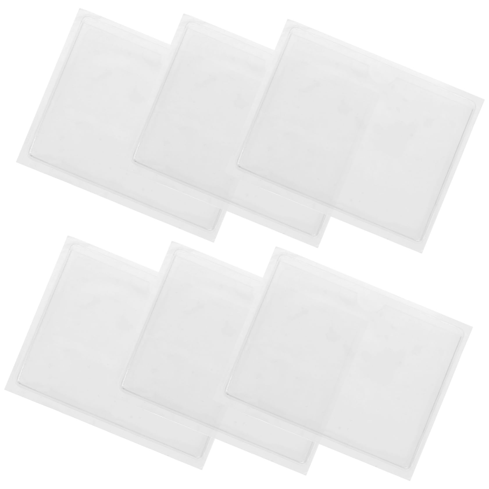 VICASKY 12-Pack Transparent Adhesive Document Holders - Windshield Card Organizer, Vinyl Placard Holder, PVC Tag Sleeves for Car, Office & Home Organization