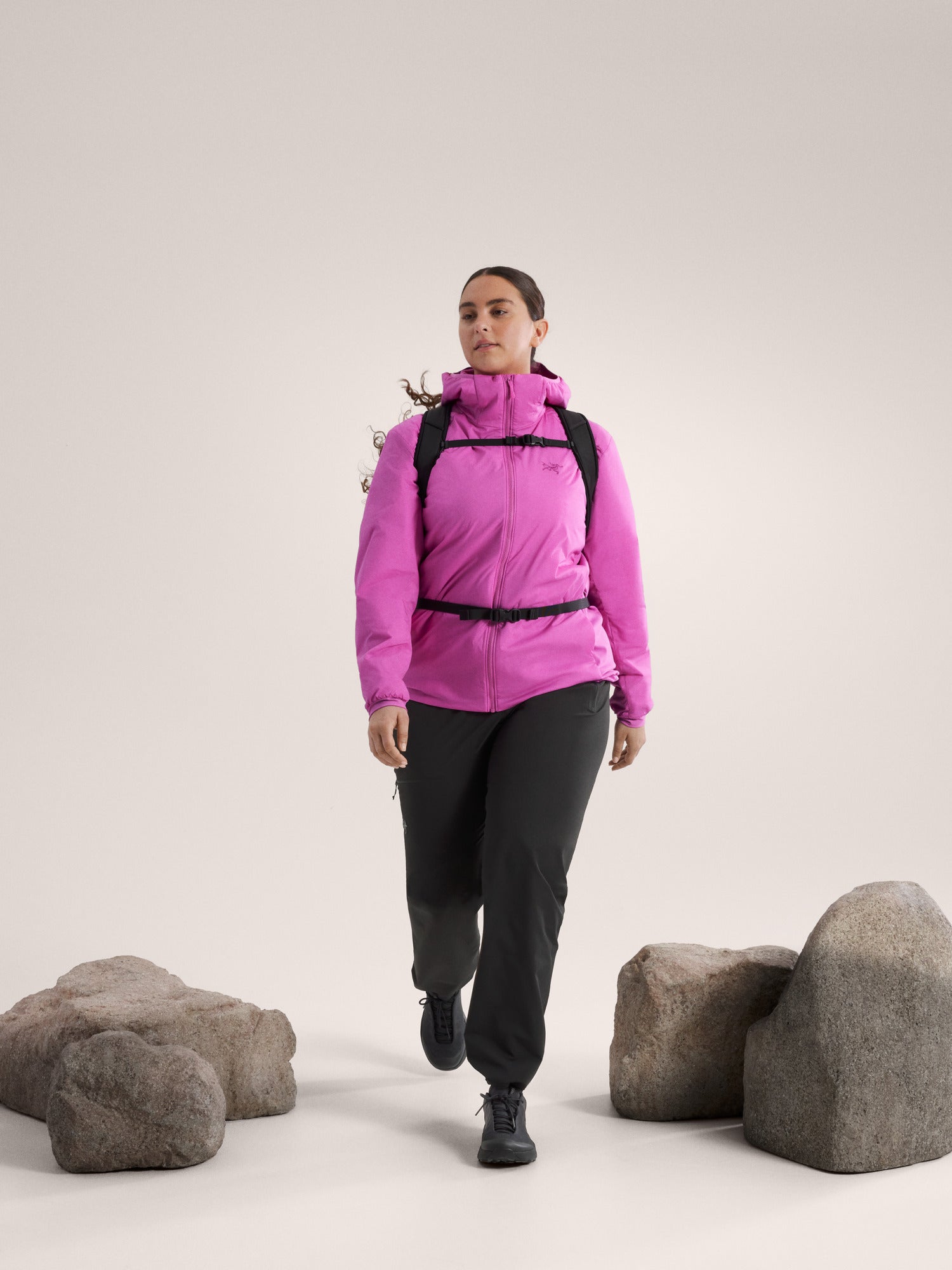 Atom Hoody Women's Lightweight Fleece Jacket - Cozy Winter Outerwear for Hiking, Running & Casual Wear