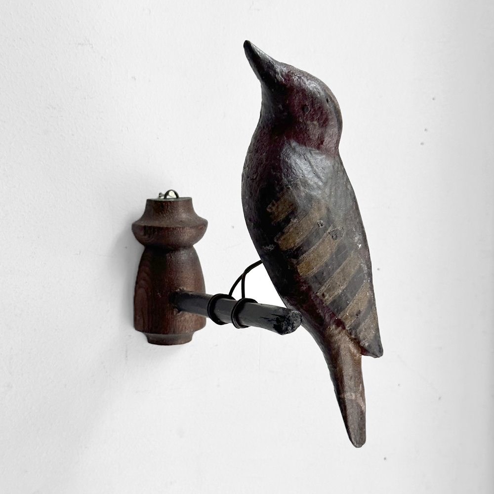 Handmade Black Forest Wooden Bird Carving - Authentic German Folk Art Decoration for Home, Garden & Gift Giving