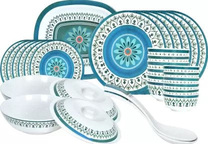 Premium Cello Dinner Set Artista - 31-Piece Porcelain Dinnerware Set for 6, Elegant Tableware for Fine Dining, Dinner Parties & Special Occasions
