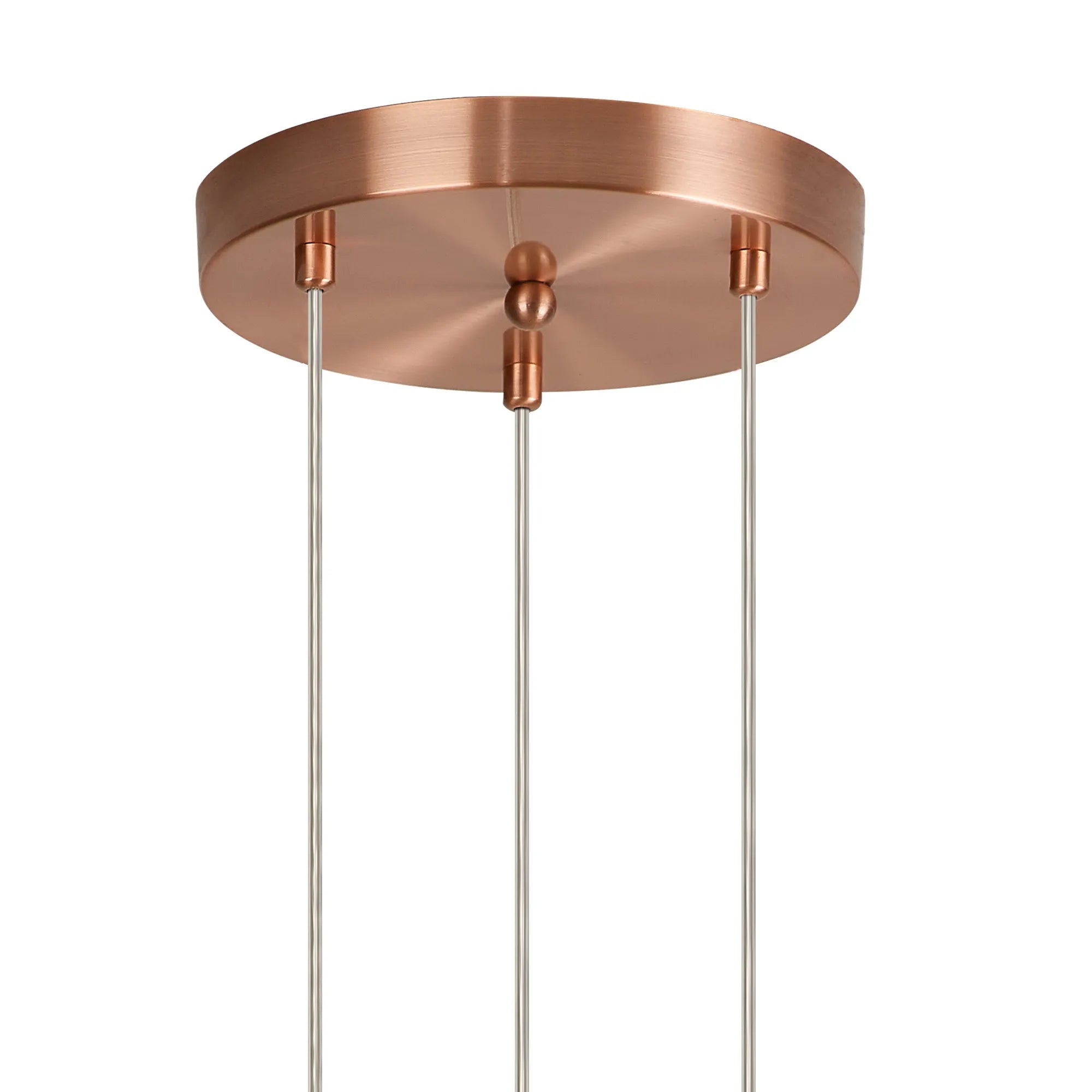 Austin 31cm Round Glass Pendant Light Fixture with 3 G9 Bulb Sockets - Perfect for Kitchen Island, Dining Room, and Modern Home Lighting