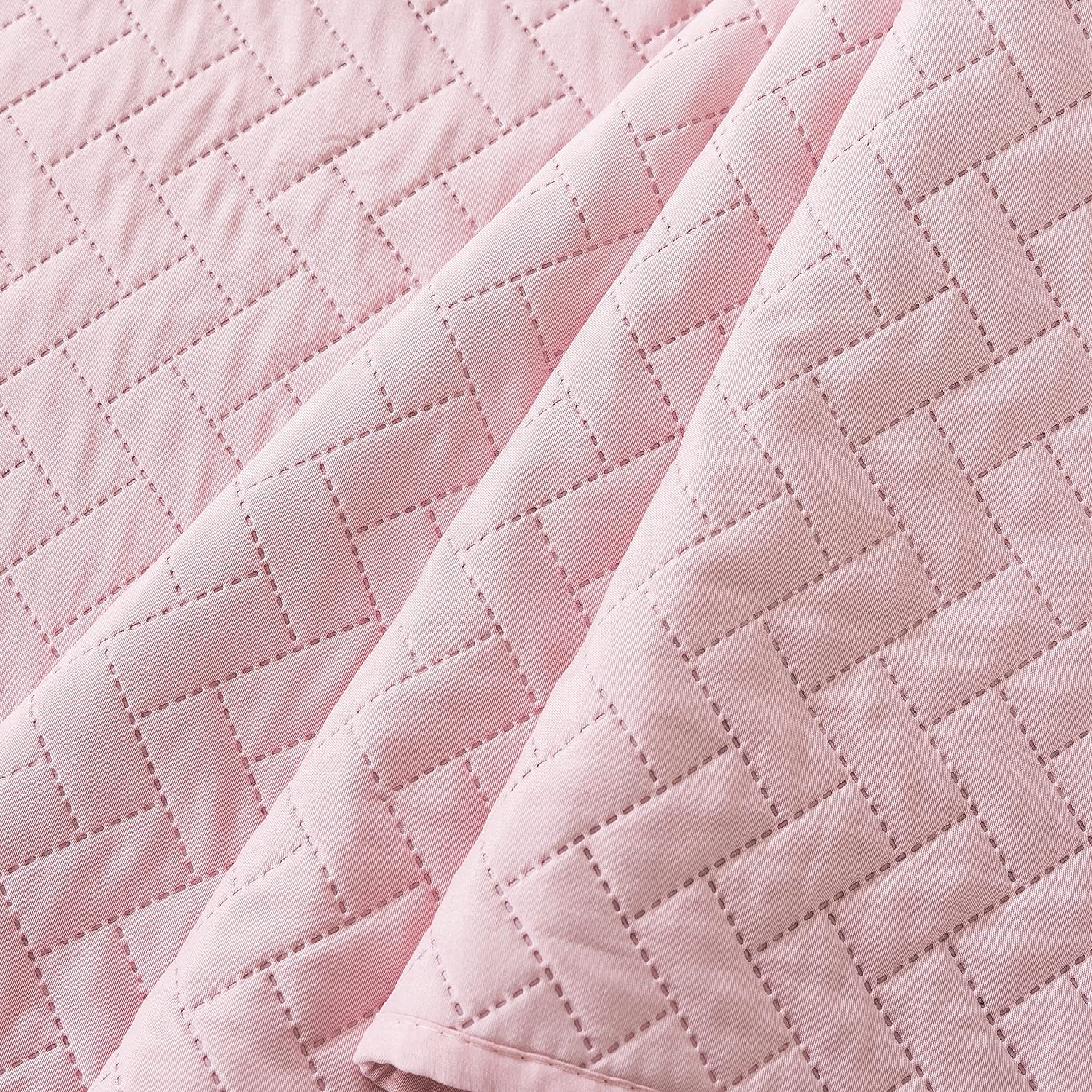 MERRY HOME King Quilt Set - 3-Piece Lightweight Summer Bedding for Hot Sleepers (92