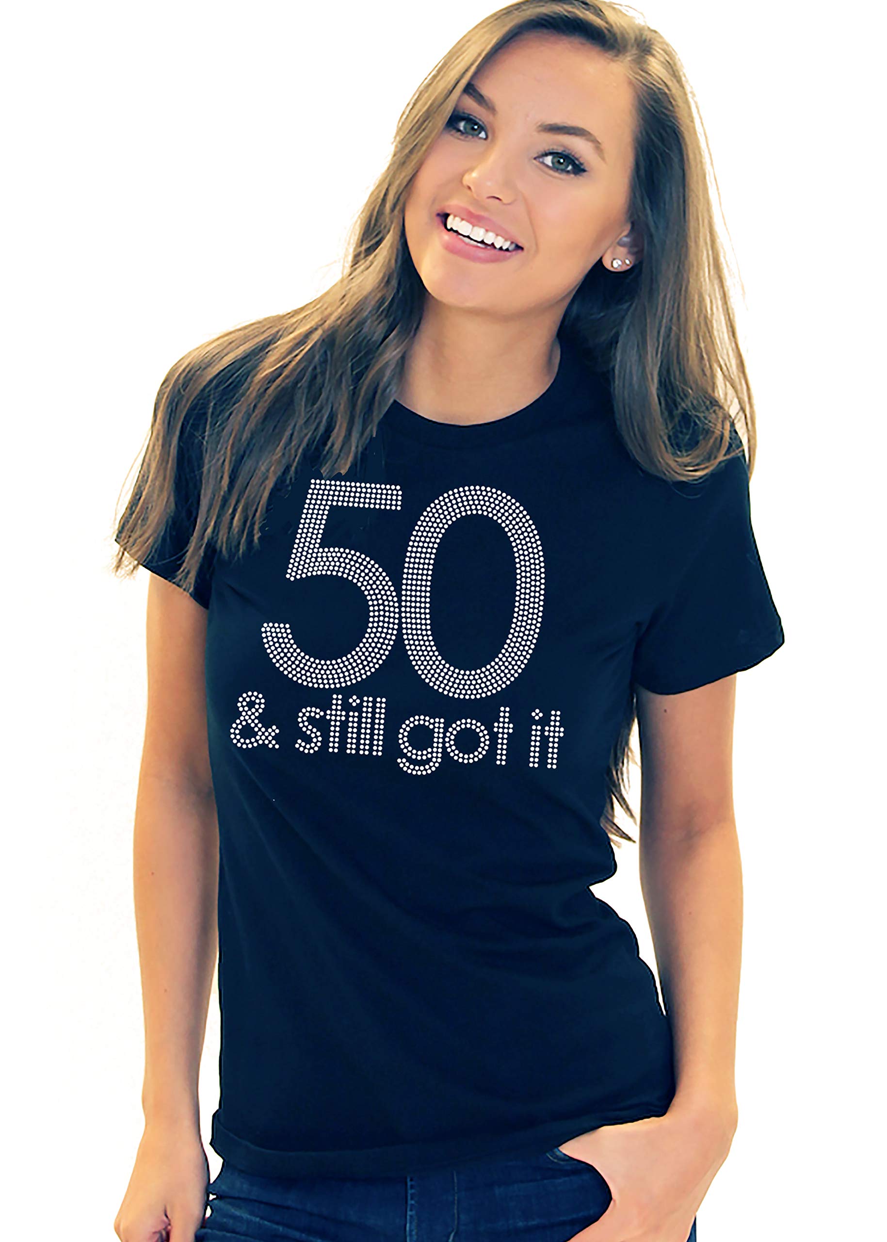 50th Birthday Shirts for Women - Funny & Elegant 50th Birthday Party Gifts - Milestone Birthday Celebration Supplies - Perfect for Birthday Parties, Surprise Gifts & Special Occasions