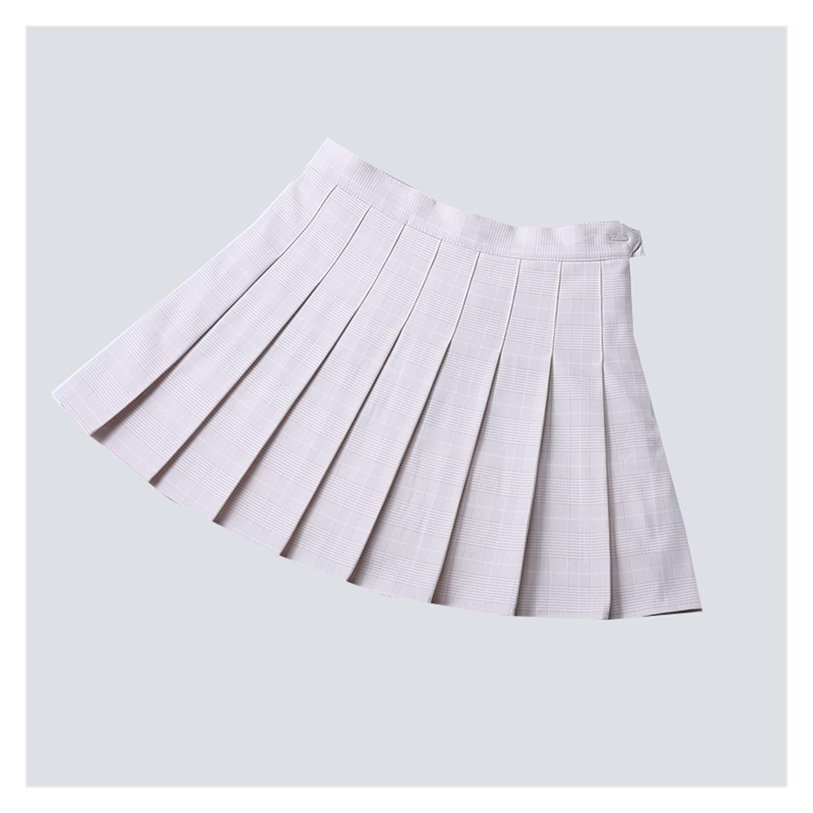 LSXLSD Women's Preppy Plaid Skirt - High Waist Pleated Skirt for Students, Harajuku Uniform & Dance | Chic Fashion Skirt for Ladies & Girls | Perfect for School, Parties & Casual Wear (Color: 19, Size: XXXL)
