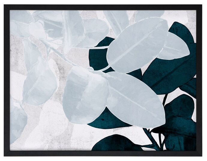 Exhale II Framed Art Print - Modern Wall Decor for Living Room, Bedroom & Office - Premium Canvas Painting for Home & Office Decor