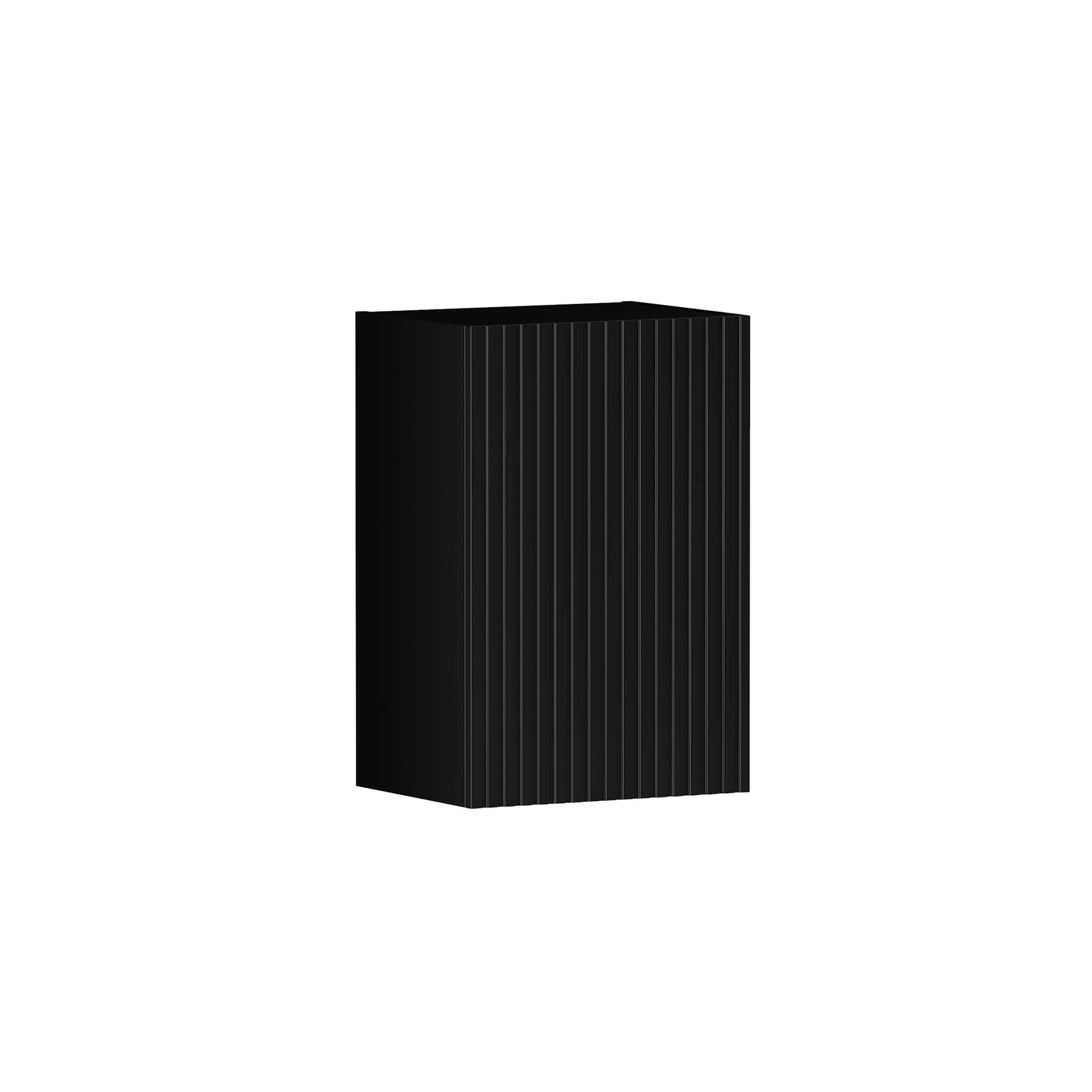 Marlo Wall Cabinet with Adjustable Shelves - Matte Black Finish for Modern Home Decor - Perfect for Bathroom, Kitchen, or Bedroom Storage