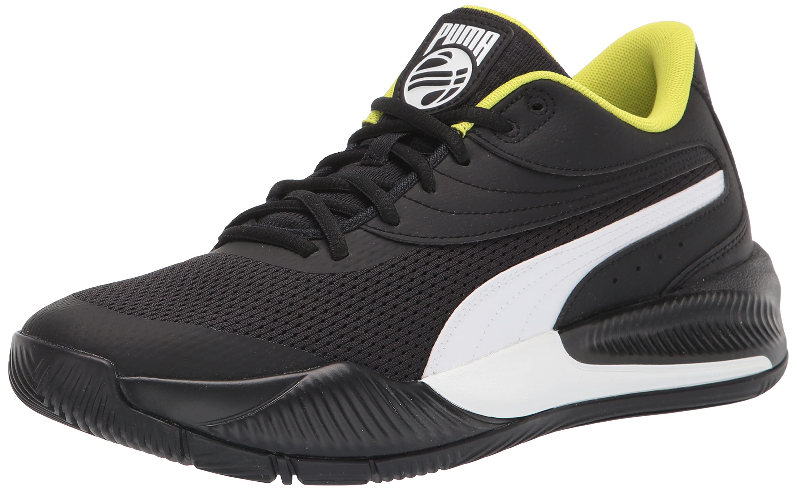 PUMA Triple Men's Basketball Shoes DM US - Black & White - High-Performance Sneakers for Basketball, Running & Casual Wear