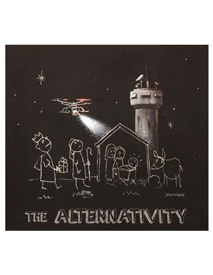 Banksy Bethlehem Alternativity Art Print - Unique Street Art Decor for Home & Office - Perfect for Urban Art Lovers & Modern Interior Design