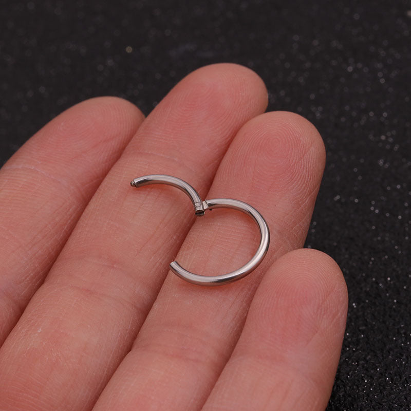 16G Surgical Steel Cartilage Huggie Earrings - Small Hoop Earrings for Helix, Tragus & Piercings | HSPJ19112 | Perfect for Everyday Wear & Gifting