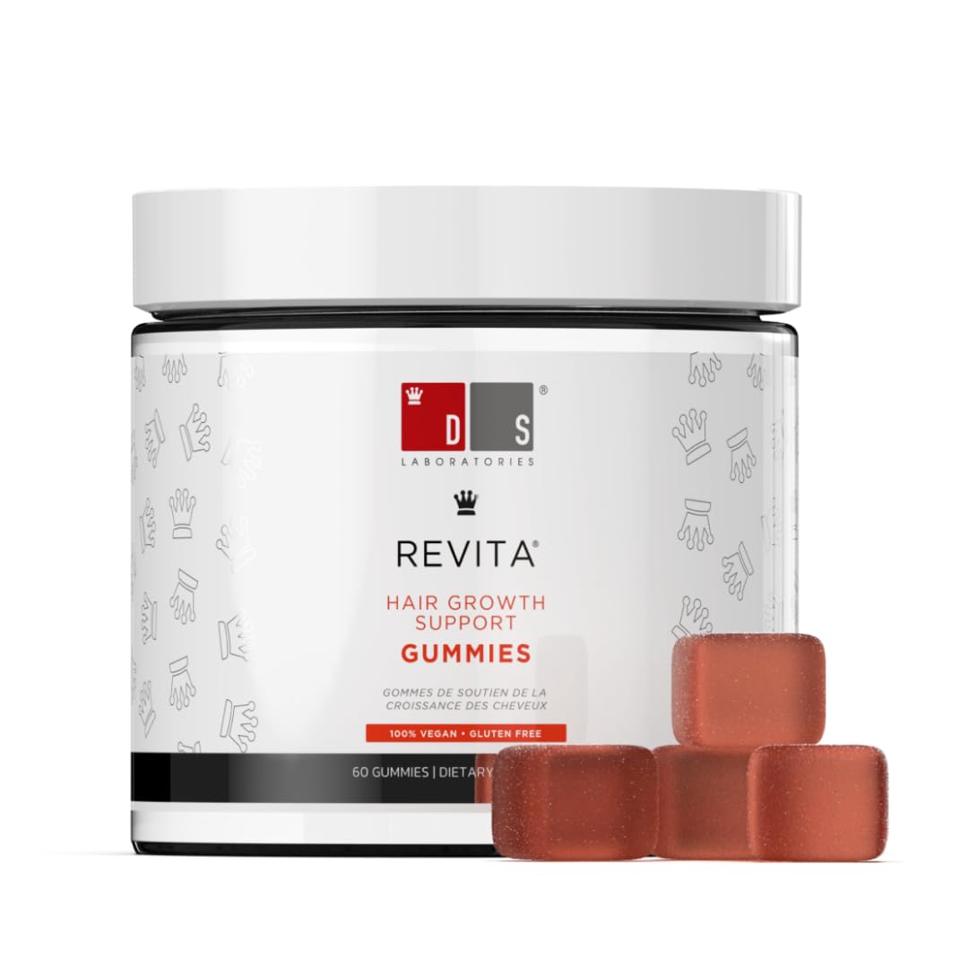 DS Labs Revita Shampoo & Conditioner Set with Hair Growth Gummies - Thickening Hair Care System for Fuller, Healthier Hair - Supports Hair Growth with Vitamins - Perfect for Thinning Hair & Daily Hair Care Routine