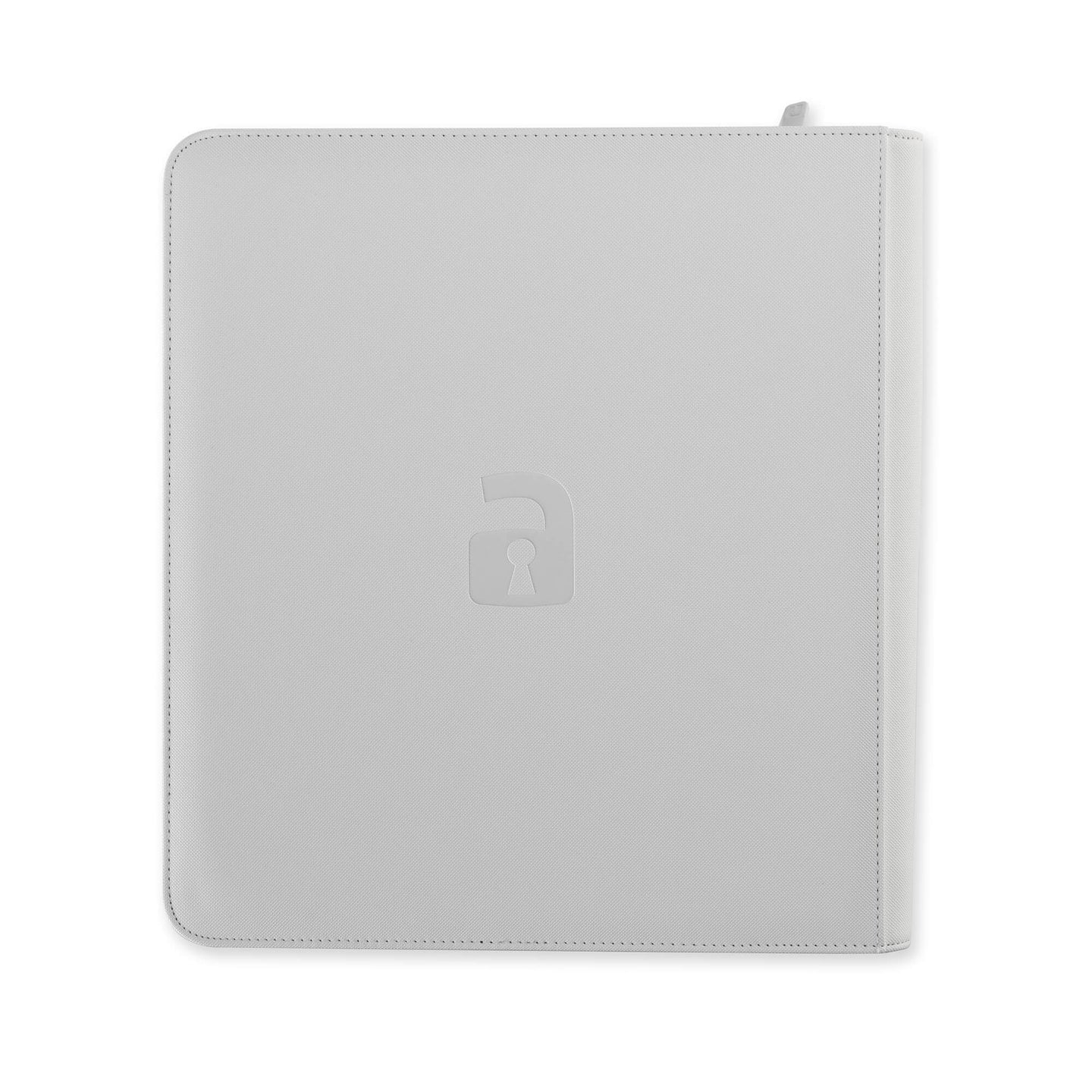 Vault X EXO TEC 12 Pocket Zip Binder - Premium White Trading Card Binder for Pokemon, MTG & Sports Cards - Perfect for Collectors & Card Game Players