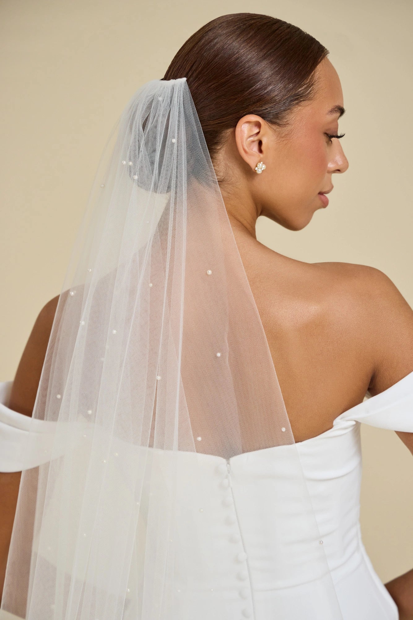 Amelie Veil - Elegant Bridal Veil with Lace Trim for Weddings & Special Occasions | Perfect for Brides, Prom & Formal Events