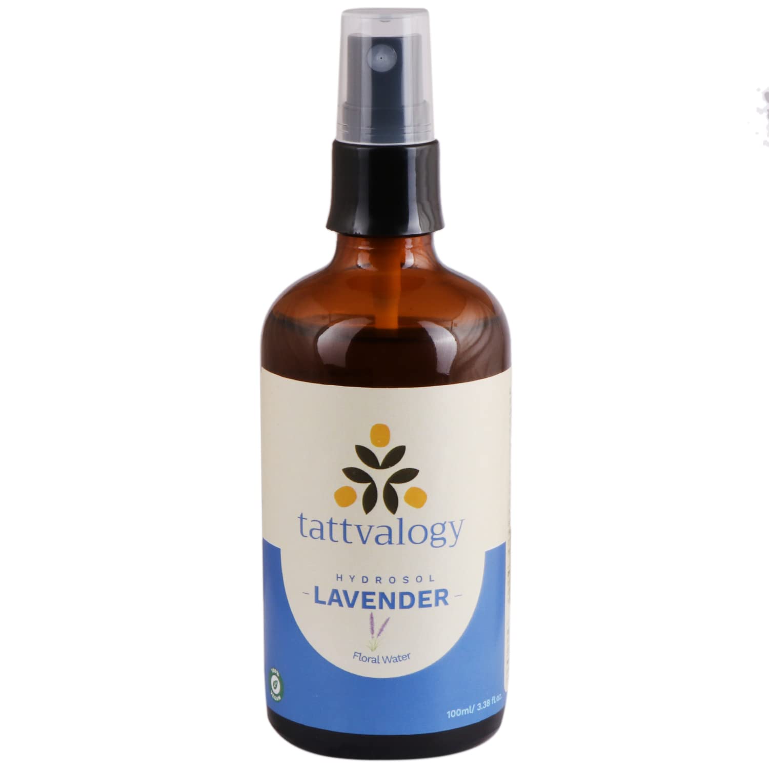 Tattvalogy Lavender Natural Toner for Dry & Sensitive Skin | pH Balancing Facial Toner | 100ml | Soothes & Hydrates Skin | Perfect for Daily Skincare Routine & Post-Cleansing Treatment
