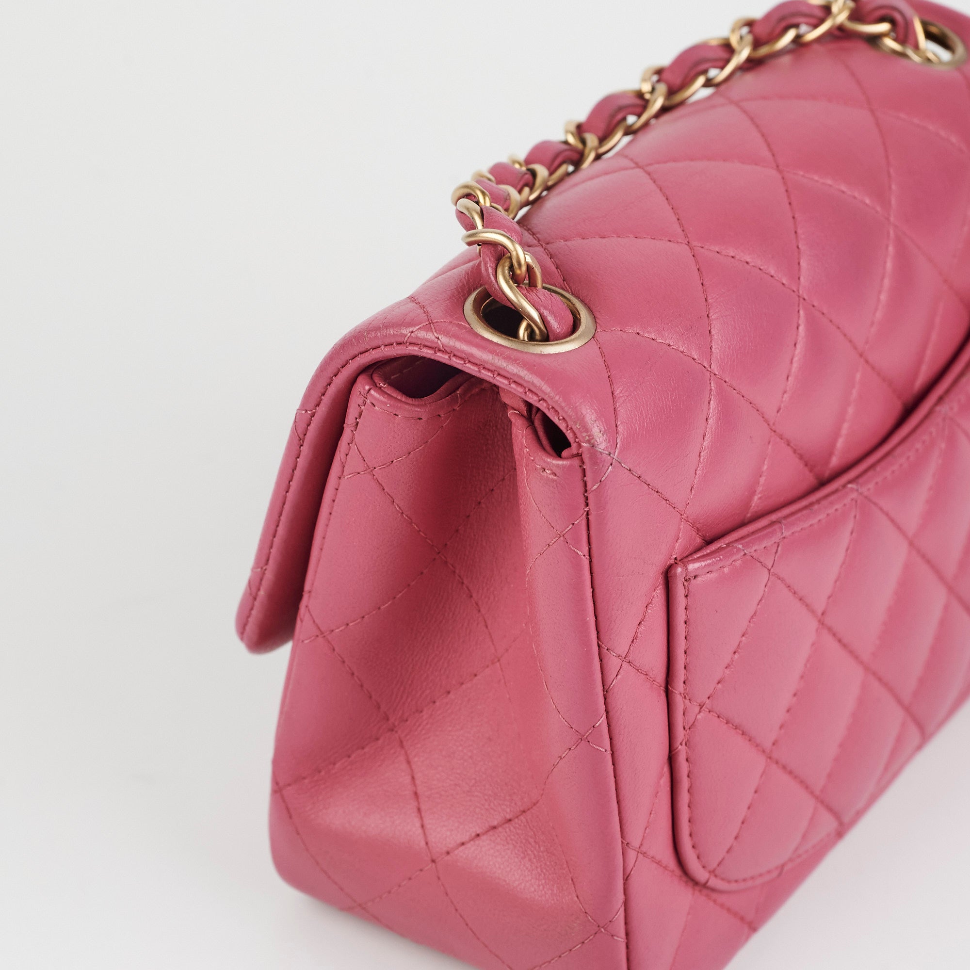 Chanel Square Mini Flap Bag in Soft Lambskin Leather - Light Pink | Luxury Crossbody Purse for Women | Perfect for Parties, Dates & Everyday Elegance