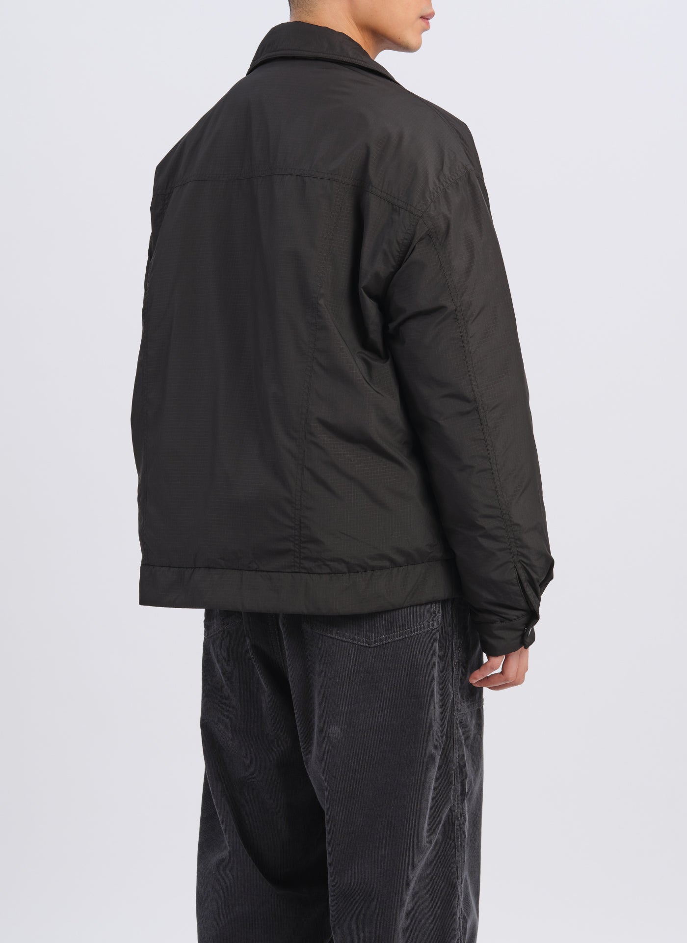 Men's Lightweight Polyester Trucker Down Jacket - Warm Winter Coat for Outdoor Activities, Hiking & Casual Wear