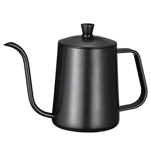 Premium Stainless Steel Gooseneck Coffee Kettle with Lid - Drip Pour Over Coffee Pot, Long Spout Teapot for Precision Brewing - Perfect for Pour Over, French Press, and Tea Making at Home or Office