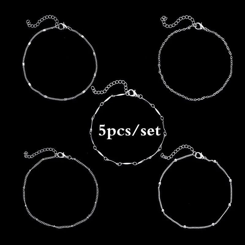 Elegant Adjustable Ankle Bracelet for Women - Perfect for Beach, Summer & Boho Fashion
