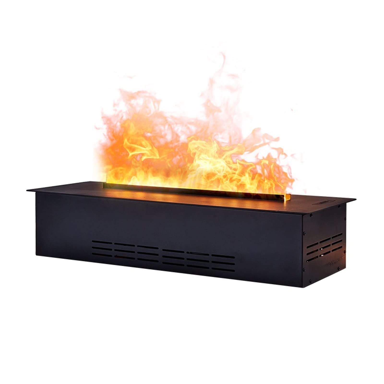 3D Water Vapor Electric Fireplace - Adjustable Flame Effect with Remote Control, Recessed Wall Mounted Fireplace Stove for Cozy Home & Office Ambience