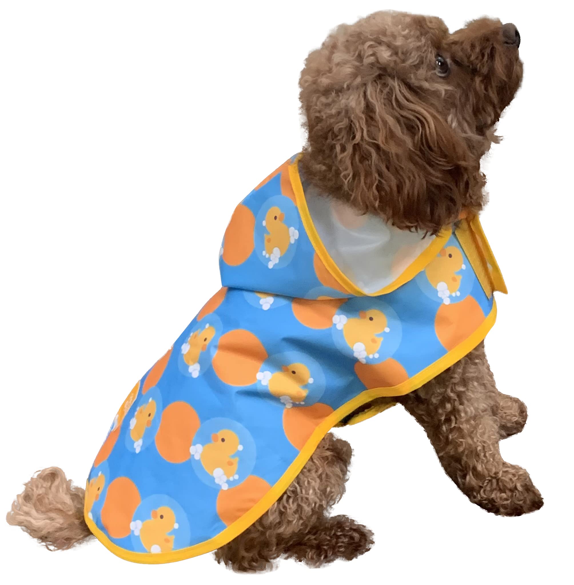 Waterproof Reflective Adjustable Dog Raincoat with Hood - Poncho Style for Small, Medium & Large Dogs - Perfect for Outdoor Walks, Hiking & Rainy Day Adventures