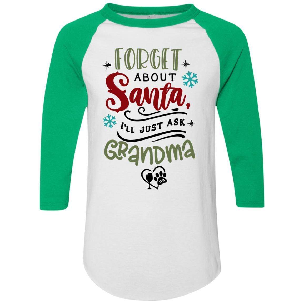 WineyBitches.Co Colorblock Raglan Jersey - Women's Trendy Baseball Tee for Casual Wear & Night Out