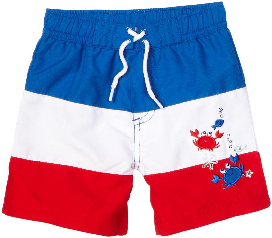 Little Me Boys Swim Trunks for Baby & Toddler - UPF 50+ Sun Protection, Quick Dry, Comfortable Swimwear for Beach, Pool & Summer Play