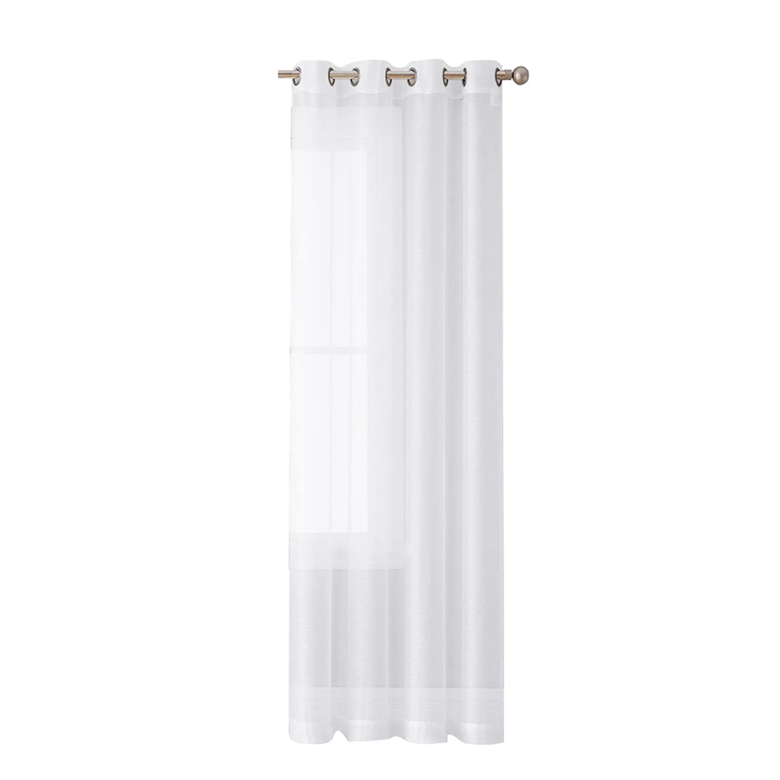 Hislaves Stylish Polyester Window Curtains - Modern Soft Home Decor Curtains for Living Room, Bedroom & Office - Durable Light Filtering Window Treatment for Home Decoration