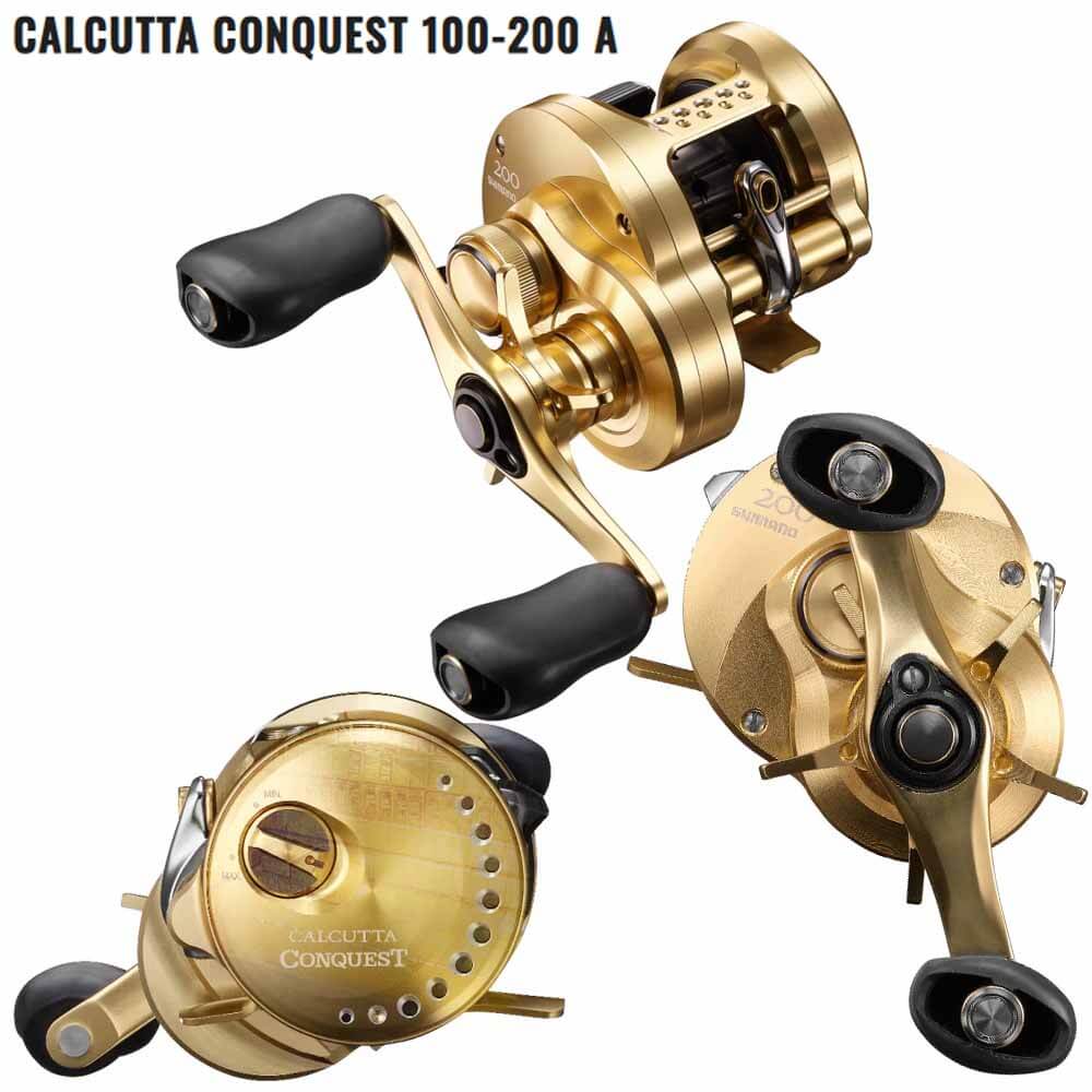 Shimano Calcutta Conquest Baitcasting Fishing Reel - Saltwater & Freshwater Fishing Gear for Bass, Walleye, and Pike