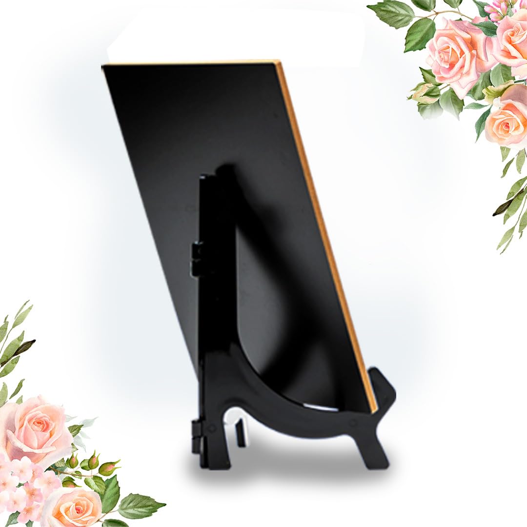 Elegant Floral Watercolor Table Sign with Easel - 6
