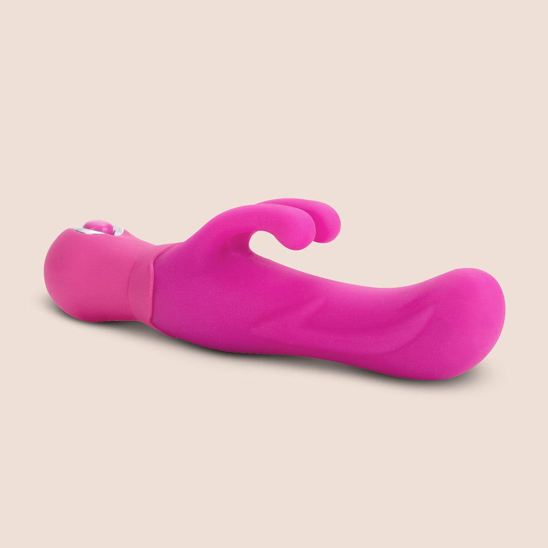 Posh Double Dancer - Compact Silicone Rabbit Vibrator for Women | Powerful Dual Stimulation | Waterproof & Rechargeable | Perfect for Couples Play & Solo Pleasure