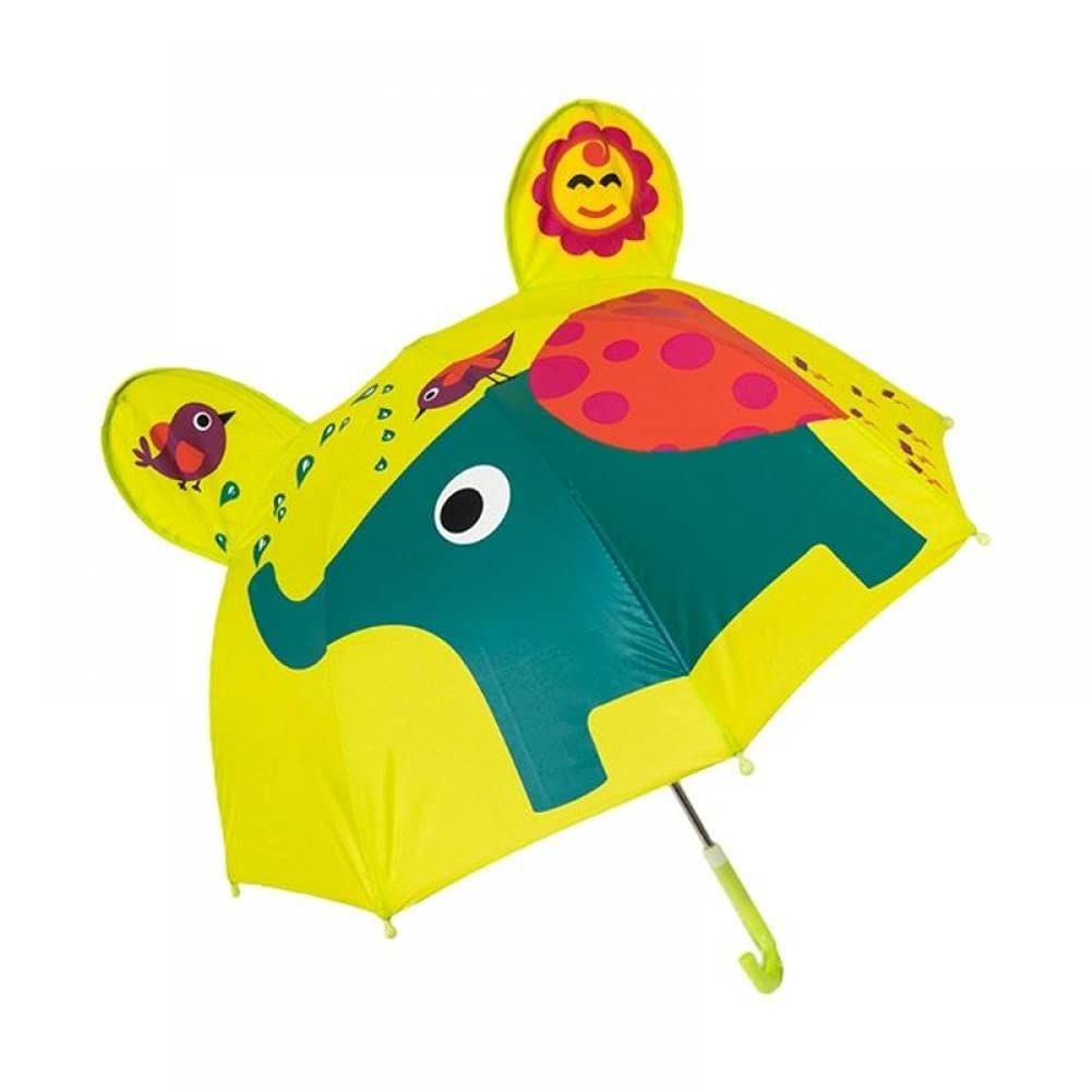 Kids Animal Ears Umbrella - Cute Cartoon Long Handle Lightweight Rain Umbrella for Boys & Girls - Perfect for School, Outdoor Play & Rainy Day Adventures