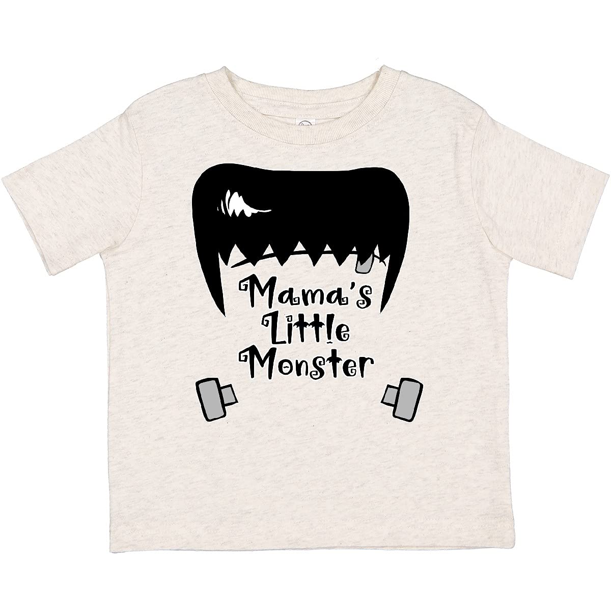 Inktastic Halloween Mama's Little Monster Frankenstein Toddler T-Shirt - Cute Frankenstein Costume Tee for Boys & Girls - Perfect for Halloween Parties, Trick or Treating & Family Photos