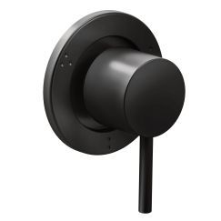 Moen T4192BL Align 3-Function Transfer Valve Trim in Matte Black - Perfect for Bathroom & Shower Plumbing Upgrades