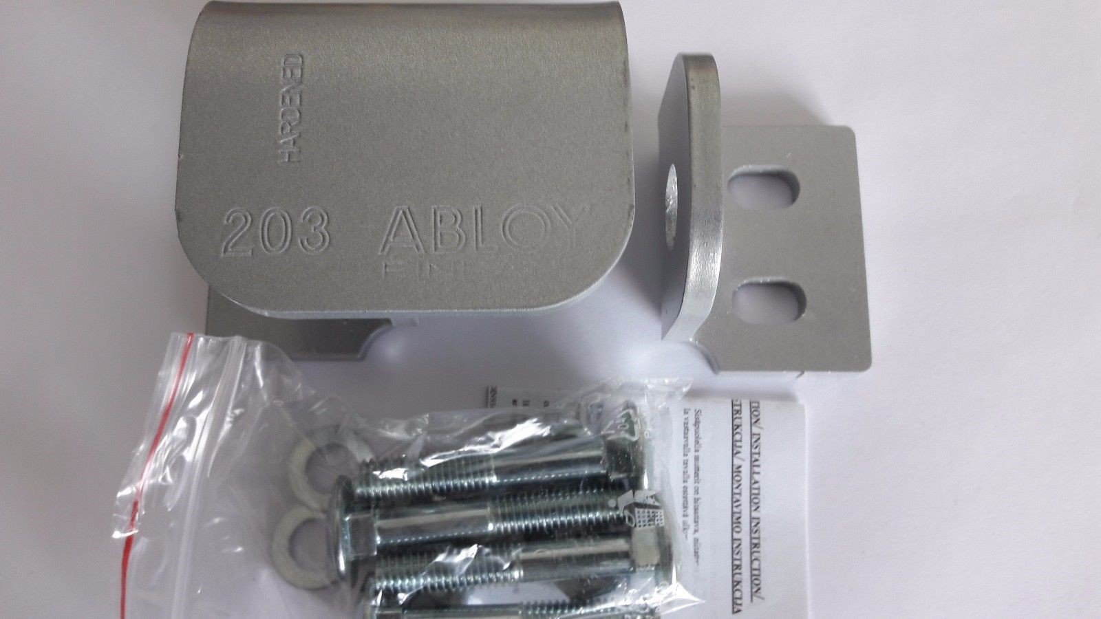ABLOY PL203 Left-Handed Door Locking Plate - Grade 4-6 Security Hasp for Padlocks | Secure Sheds, Gates & Storage Units