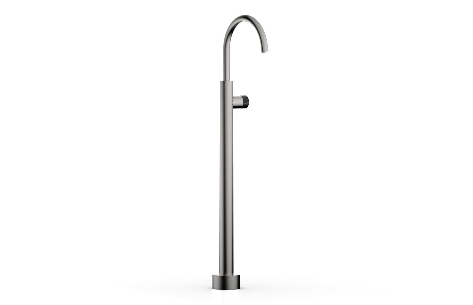 Premium BASIC II Tall Floor Mount Tub Filler with Elegant Marble Handle - Model 230 47 02 - Perfect for Modern Bathrooms & Luxury Spa Retreats