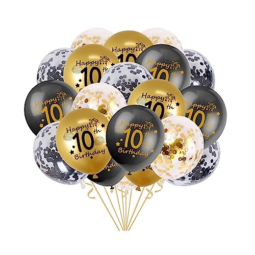 Black Gold Balloons