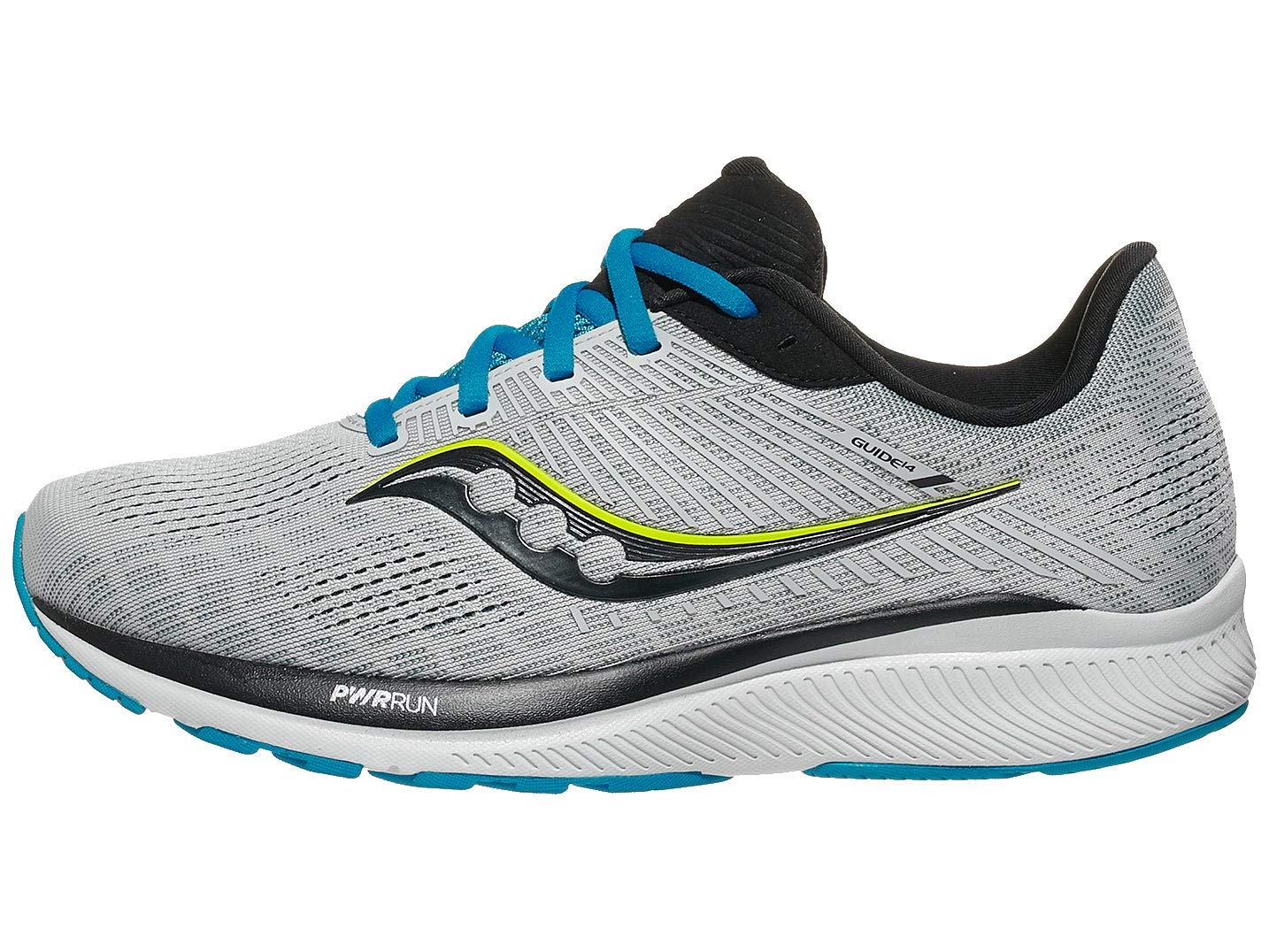 Saucony Men's Guide 14 Running Shoes - Lightweight Cushioned Support for Road Running & Training | Perfect for Marathon, Jogging & Gym Workouts