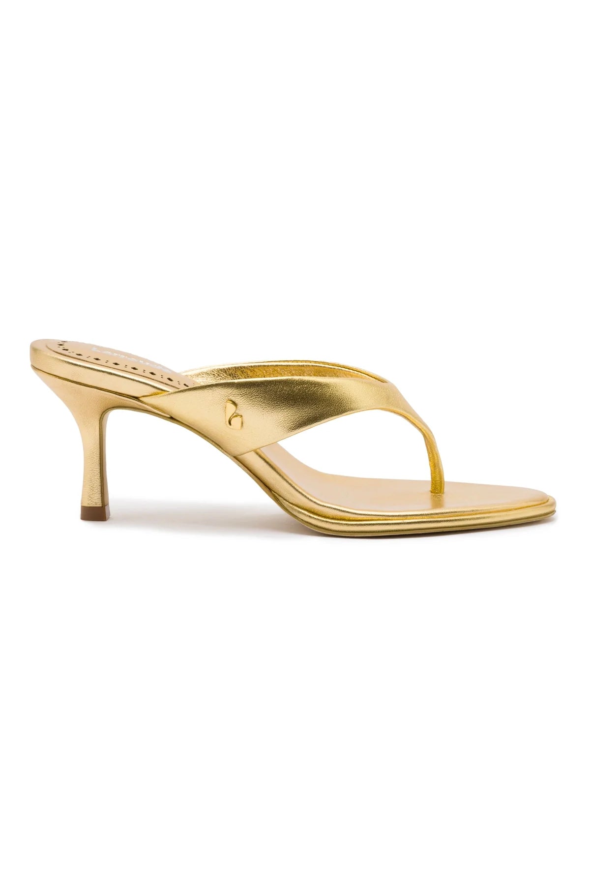 Gaia Women's Metallic Leather Sandals in Gold - Comfortable & Stylish for Summer, Beach, and Casual Outings