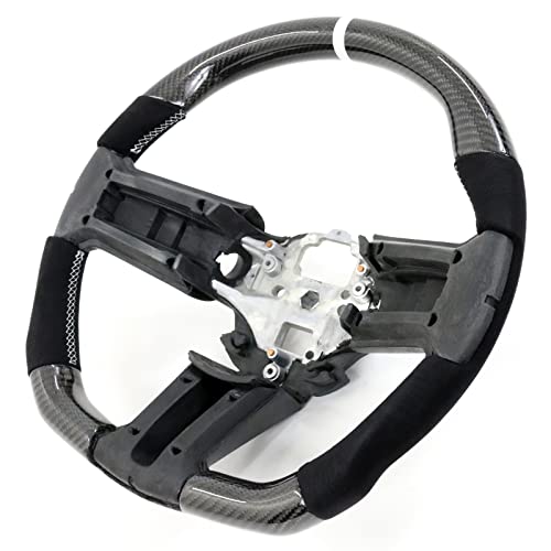 Black Carbon Fiber & Synthetic Suede W/ White