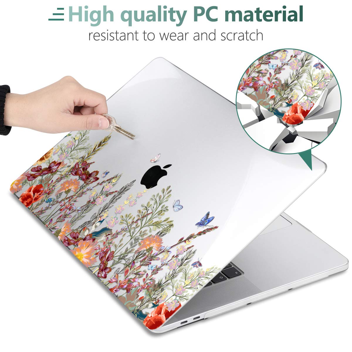 DONGKE Hard Plastic Case for MacBook Pro 16 inch (2019-2020 Model A2141) - Slim Protective Shell Cover Compatible with MacBook Pro 16