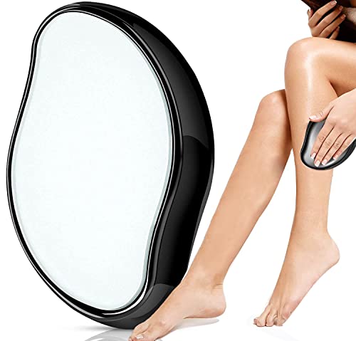 FLUZOV Crystal Hair Remover - Painless Portable Magic Hair Eraser for Women, Safe & Effective Hair Removal for Arms, Back, Legs & Any Body Part | At-Home & Travel Use