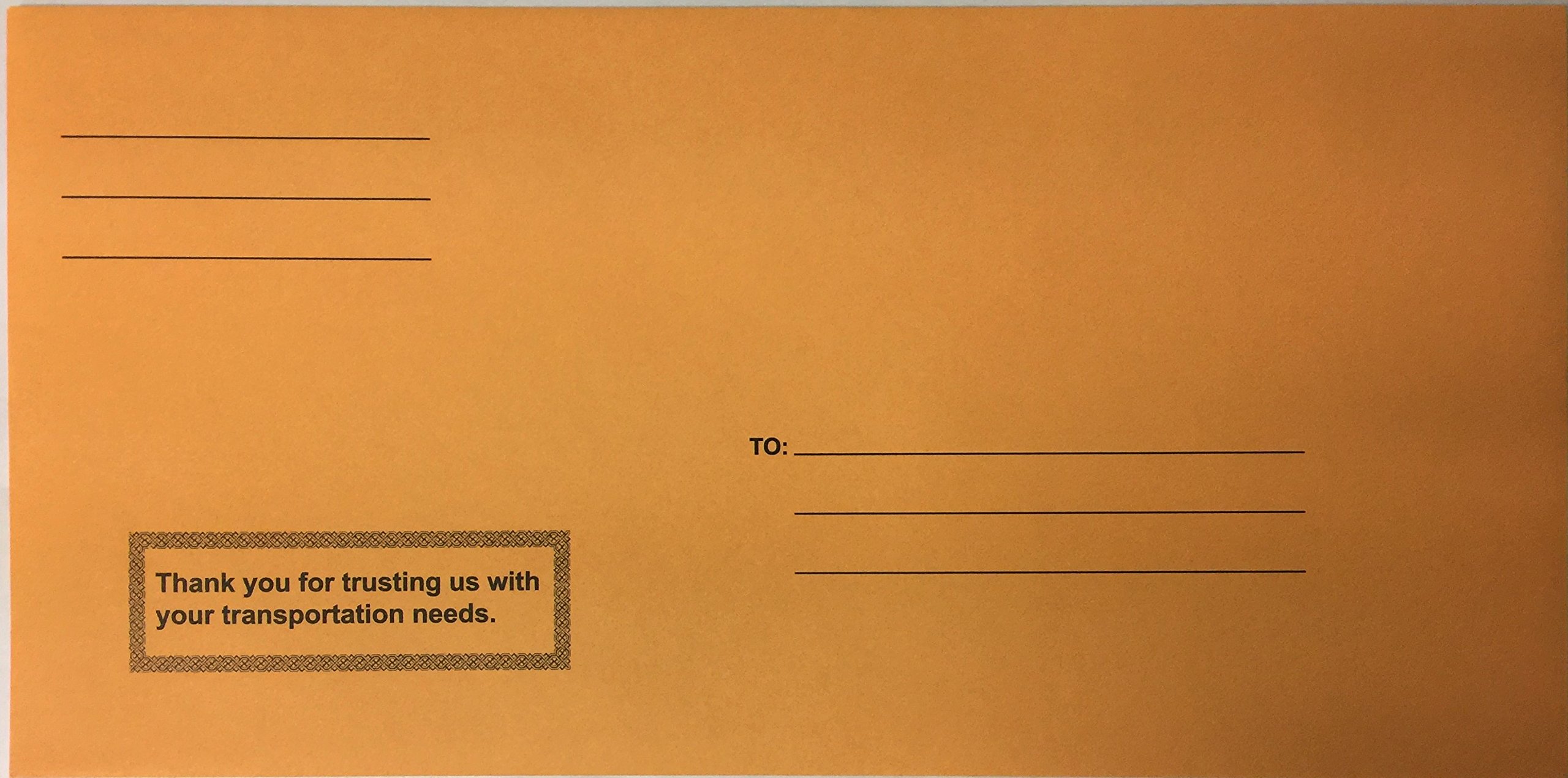 500 Moist & Seal Preprinted License Plate Envelopes - Waterproof & Durable for Vehicle Registration, Renewals & DMV Documents - Perfect for Auto Dealers, Government Offices & Mailing Services