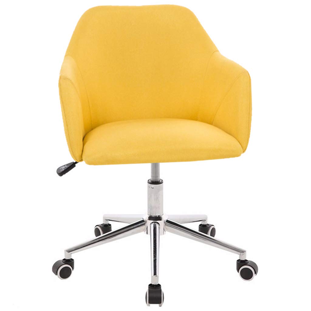 Ergonomic Office Chair with Casters & Armrests - Comfortable for Home & Cafe Use