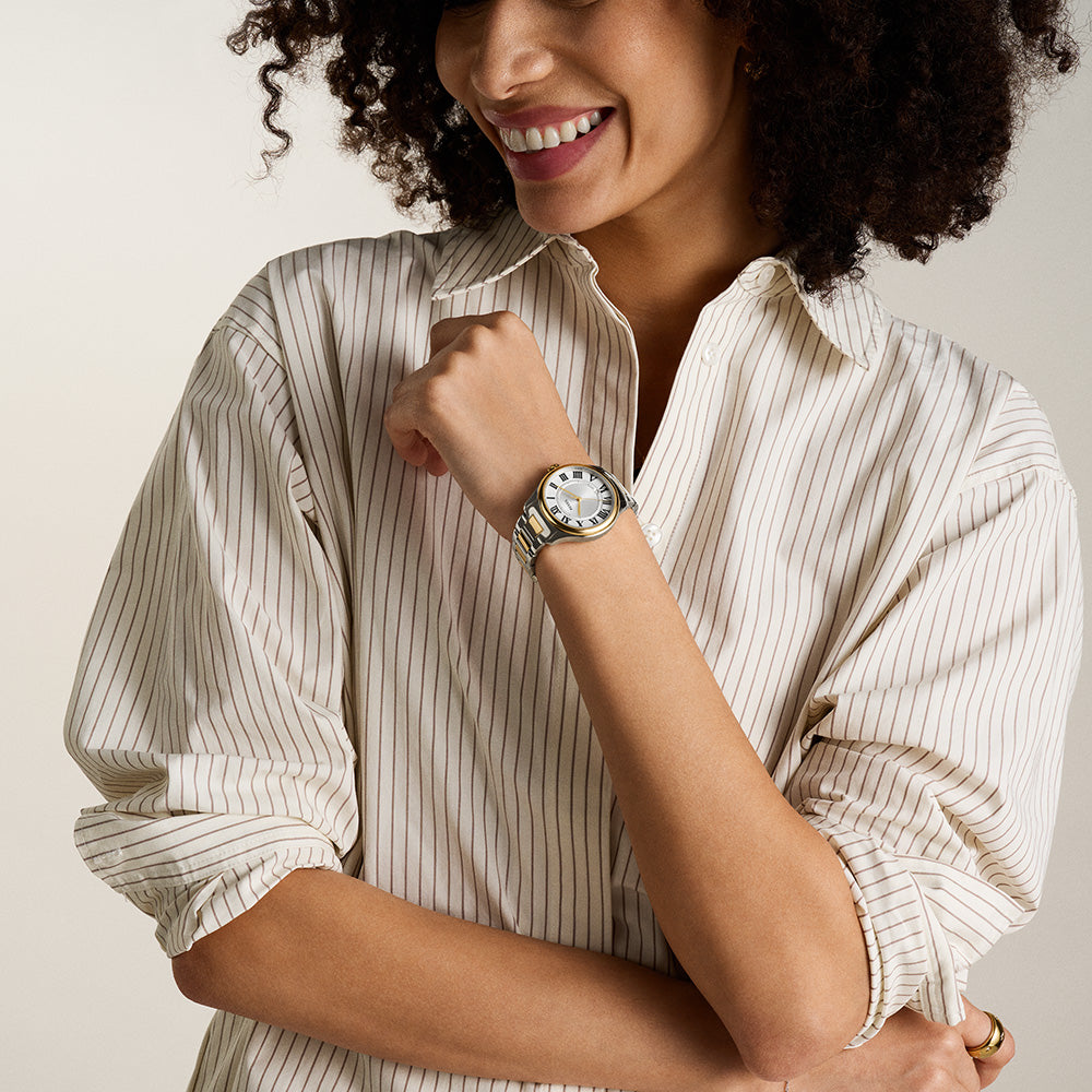 Fossil Gilmore ES5396 Smartwatch - Stylish & Functional Smart Watch for Women with Fitness Tracking, Heart Rate Monitor & Notifications - Perfect for Workouts, Office & Everyday Use