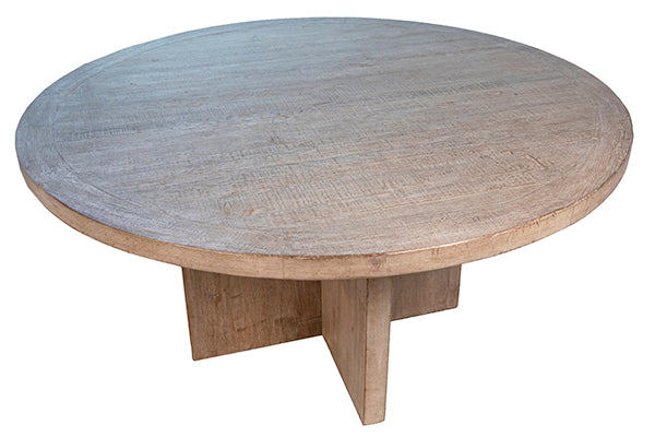Haley Round Dining Table - 42 Inch Modern Wood Kitchen Table for 4-6 People - Perfect for Small Spaces, Breakfast Nook & Cozy Family Meals