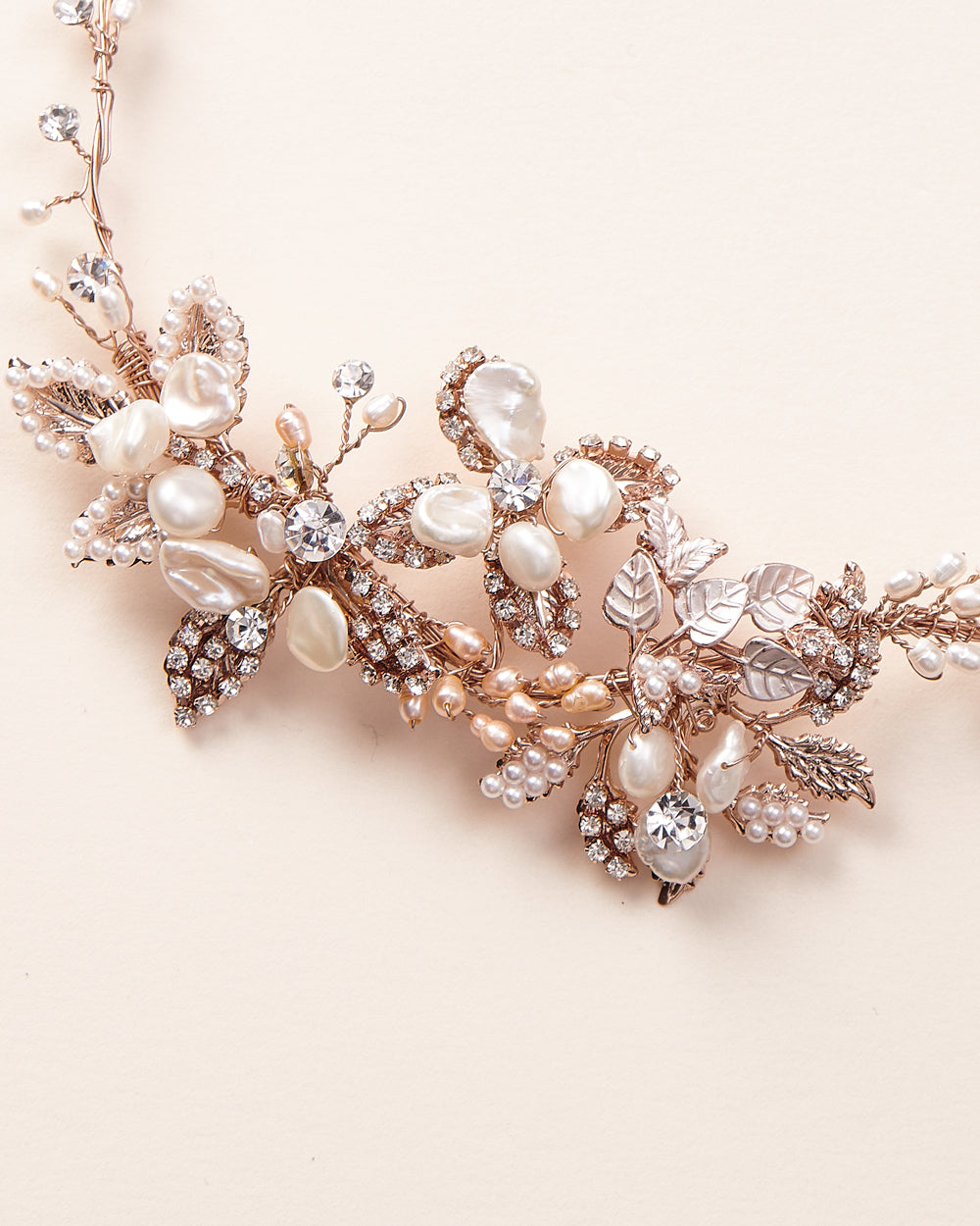 Leona Bridal Hair Vine - Elegant Crystal Wedding Headpiece for Brides, Bridesmaids & Prom - Perfect for Weddings, Formal Events & Special Occasions